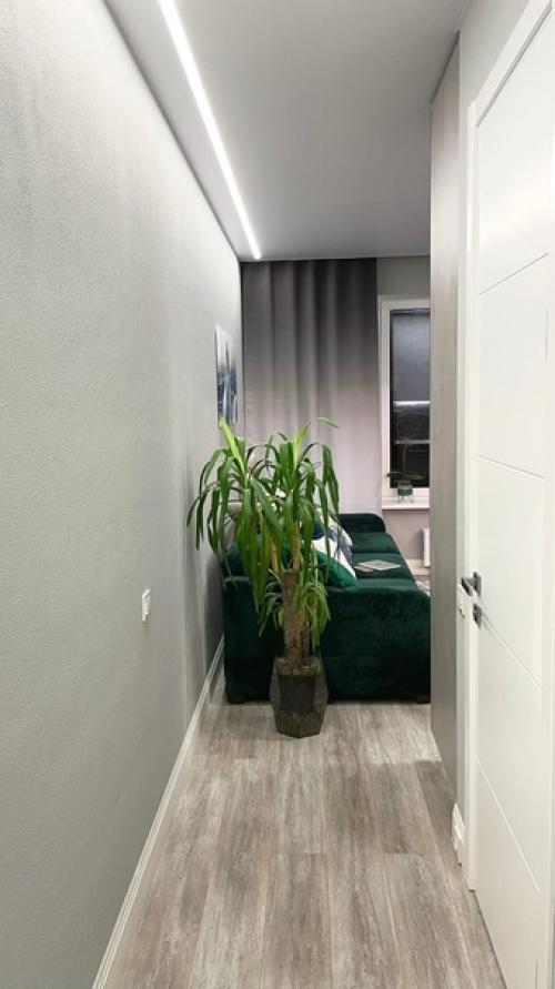 Вот так сделан интерьер у меня в квартире студии, 23 м 2. сначала все тщательно продумал, а потом уже реализовал.