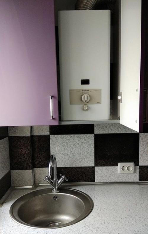 Вот так выглядит моя кухня объединенная с залом. 03