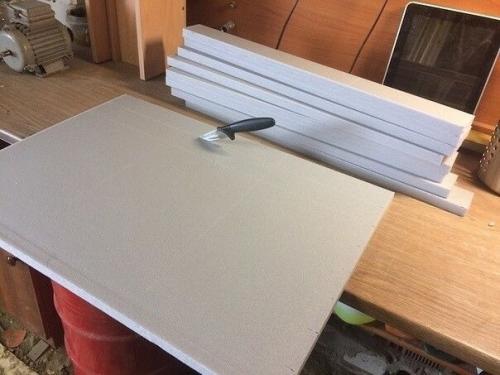 Делюсь необычным способом, как мы делали кирпичики в квартиру из пеноплекса. 01