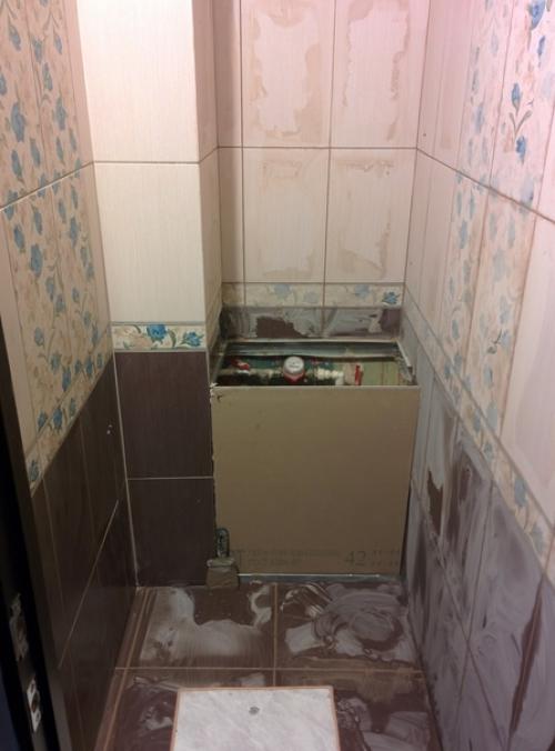 Вот так мы свой туалет ремонтировали. 06