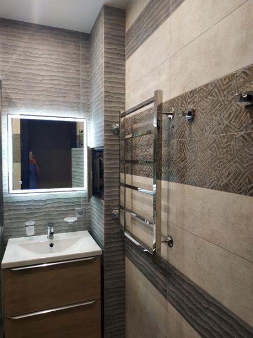 Вот так мы ремонт в туалете с ванной исполнили. 01