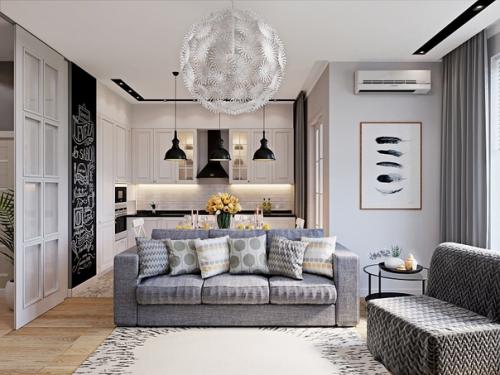 Дизайн - проект оформления квартиры - студии. 02