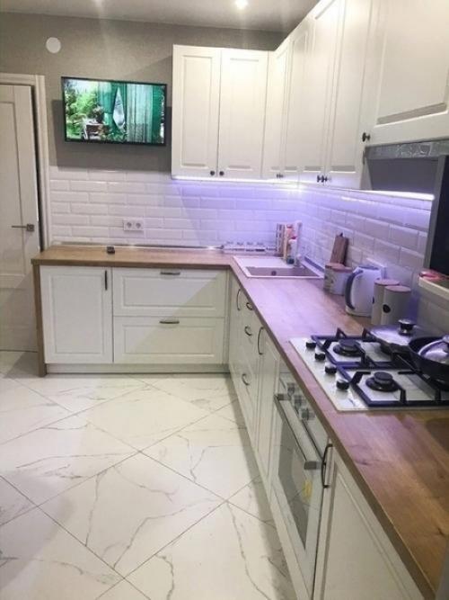 Простой ремонт на кухне на современный лад. 01