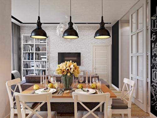 Дизайн - проект оформления квартиры - студии. 01