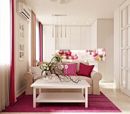 Дизайн - проект оформления небольшой квартиры - студии.