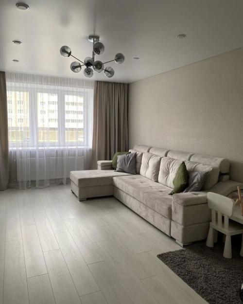 Такой ремонт мы в недавно полученной квартире в новостройке сделали. 01