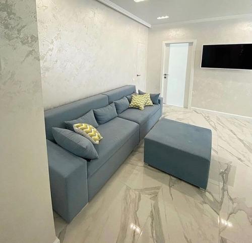 Купили новую квартиру в новостройке и сразу же сделали ремонт.