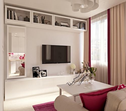 Дизайн - проект оформления небольшой квартиры - студии. 02