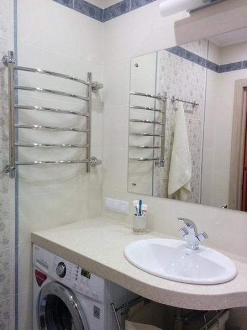 Наконец - то закончили ремонт ванной комнаты. 01