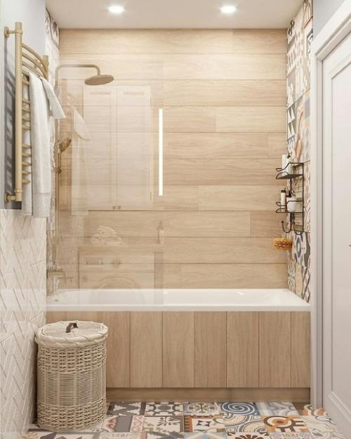 Вариант небольшой ванной комнаты, площадью всего 3, 7 кв. 03