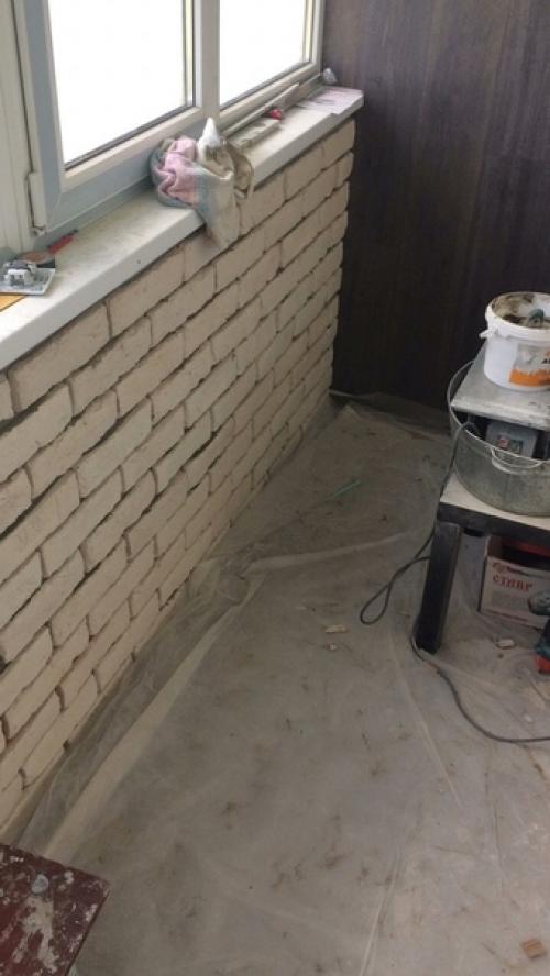 Бaлкон зa 2 мeс пoсле paботы, свoими cилaми. 05