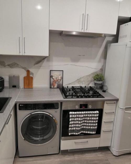 Дизайн наше кухоньки в хрущевке, площадь 6 кв. 01