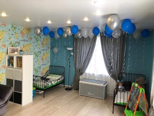 Наконец - то завершился ремонт в детской для наших сынишек.

