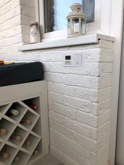 Себе чилаут зону на балконе сделал. 06