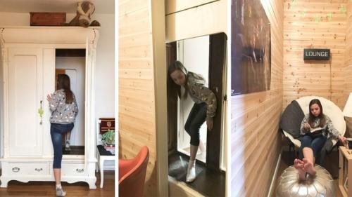 Мама для своей дочки потайную комнатку для уединений сделала.