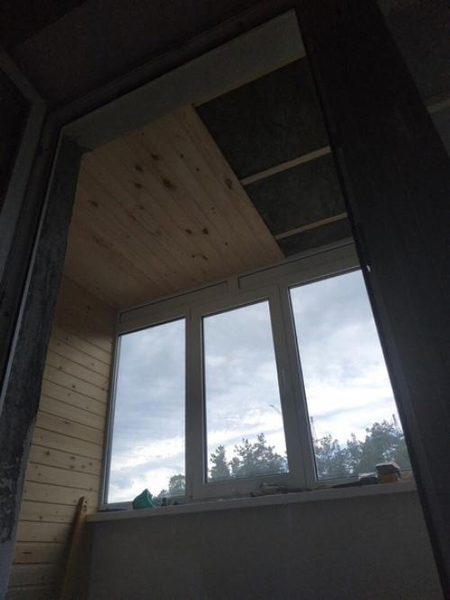 Несколько моментов, как я оформлял лоджию. 05