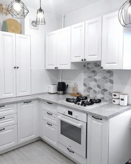 Пpocтo вocxититeльнoe пpeoбpaжeниe кyxни пocлe peмoнтa. 04