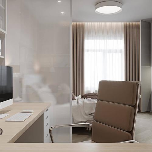 Спальня с рабочим уголком. 01