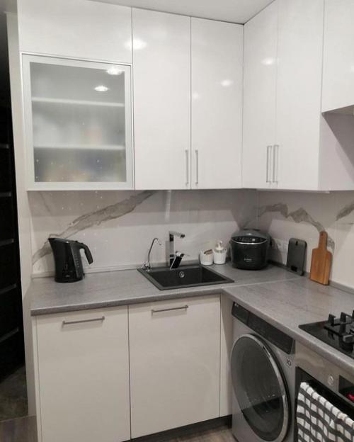 Дизайн наше кухоньки в хрущевке, площадь 6 кв. 02