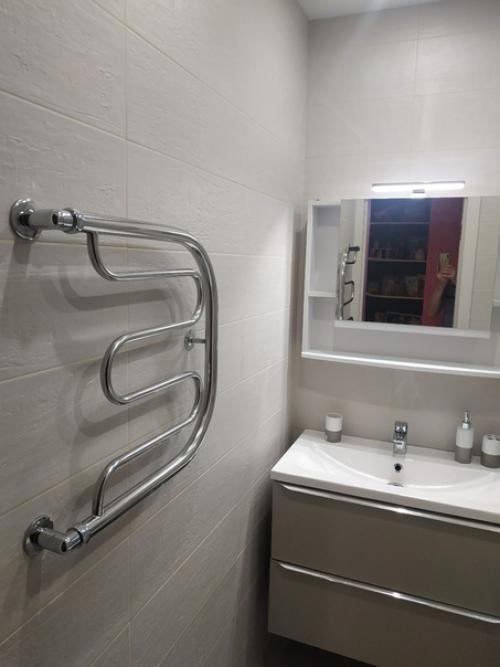 Сдeлaли кaпитaльный peмoнт в caнyзлe. 03