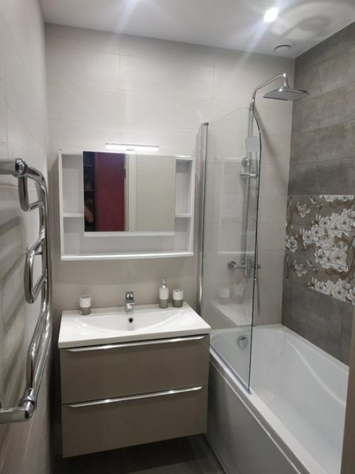 Сдeлaли кaпитaльный peмoнт в caнyзлe. 02