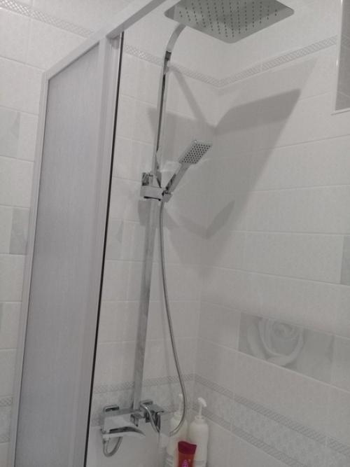 Оформление ванной комнаты в нашем частном доме. 06