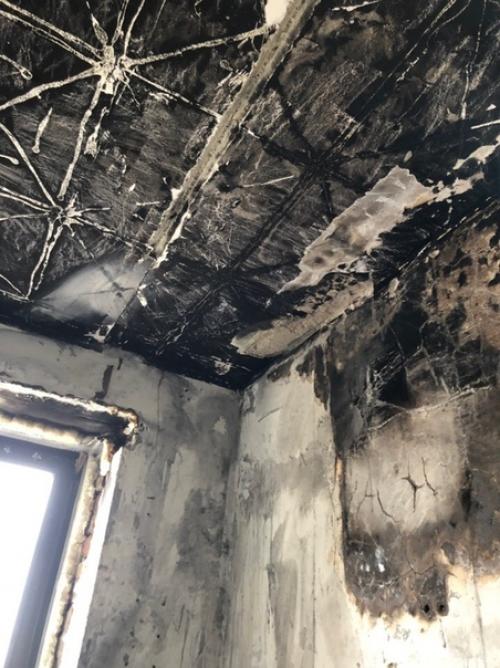 Ремонт кухни после пожара. 02