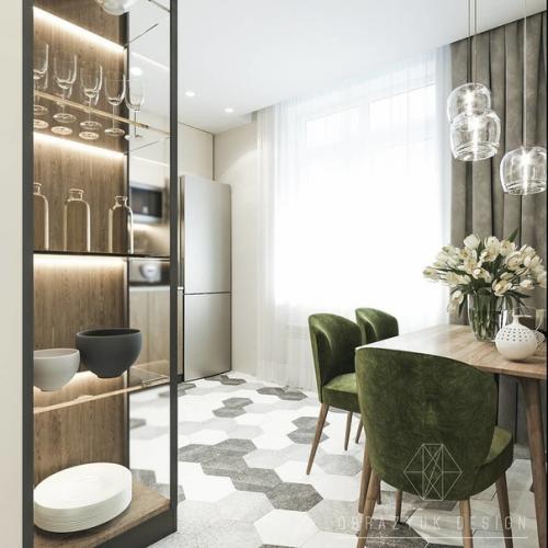 Кухня в современном стиле.