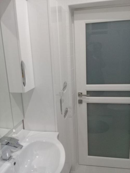 Оформление ванной комнаты в нашем частном доме. 03