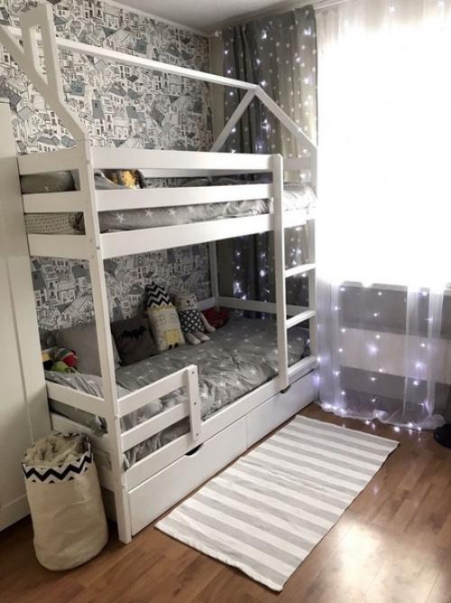 Детская комната на мальчика и девочку первоклашек. 02