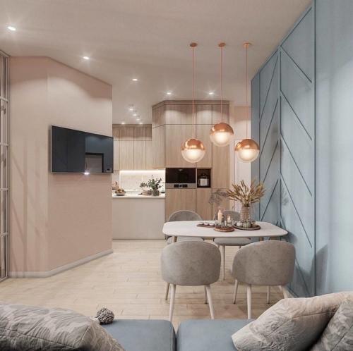 Дизайн - проект однокомнатной квартиры. 01