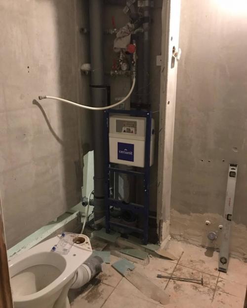 Ремонт санузла от нашего подписчика. 01