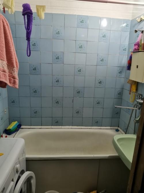 Изменение нашей ванной комнаты с туалетом.  