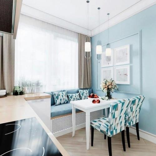 Жена сама создавала проект нашей кухни, я лишь воплощал её идеи.