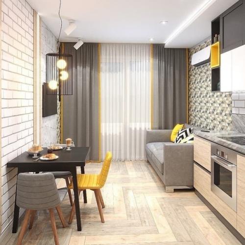 Очень уютная кухня получилась. 01