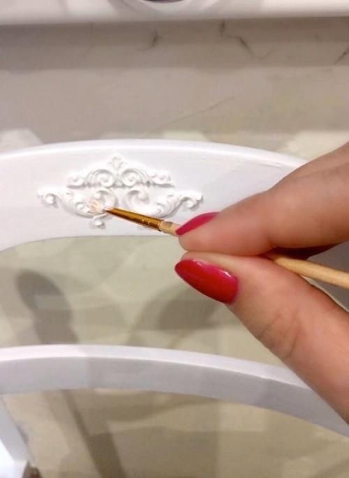 Подвернулся старый древний стул, решила восстановить его. 07