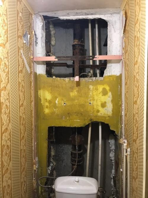 Процесс ремонта моего санузла.