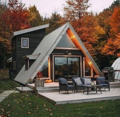 Жить в таком домике одно удовольствием.