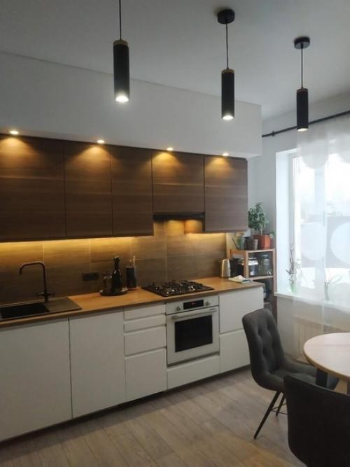 Какой прекрасное.  Яркое, тёплое и симпатичное сочетание цветов на кухне. 02