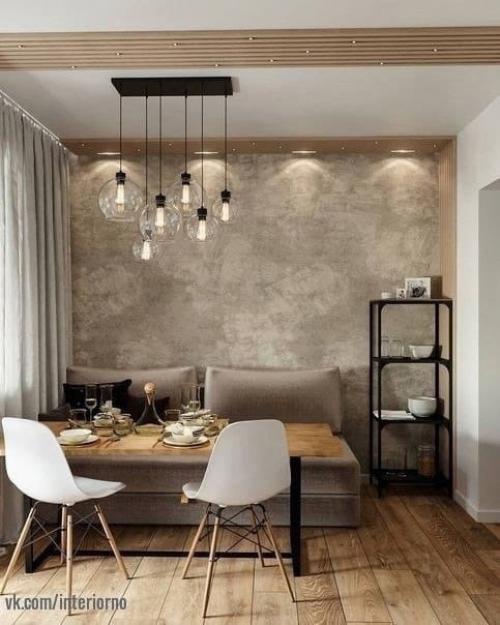 Шикарная и просторная кухня, с большом обеденной зоной для всей семьи. 03