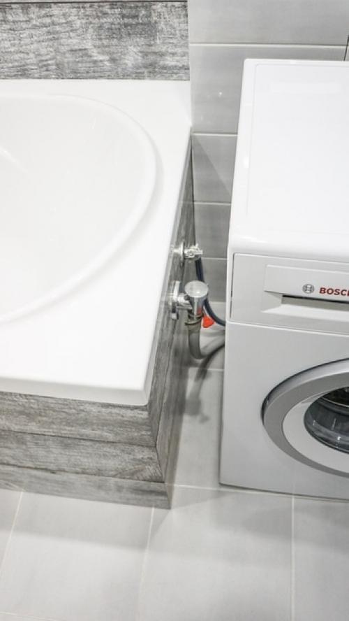 Стильное оформление ванной комнаты. 07