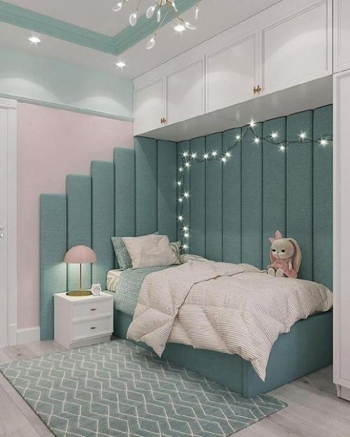 Очень милый и нежный ремонт в детской комнате. 03