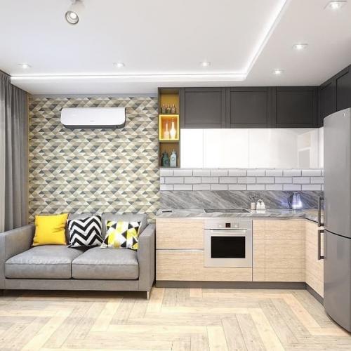 Очень уютная кухня получилась. 02