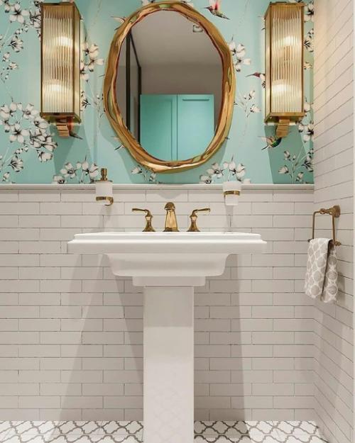 Квapтира - стyдия 28 м c яpкими aкцентами. 09