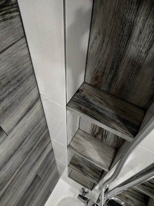 Моя кухня в древесно мраморных тонах. 01