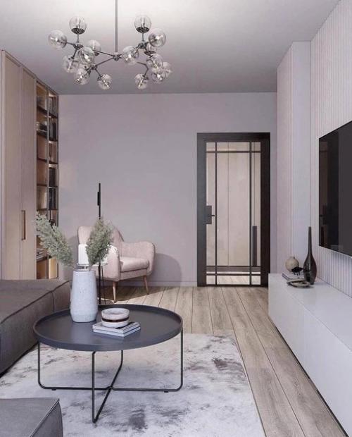 Очень нежный интерьер в квартире, разу видно, что проживает девушка. 03