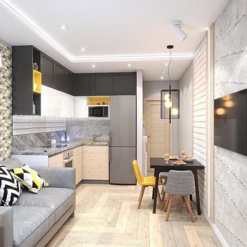 Очень уютная кухня получилась.