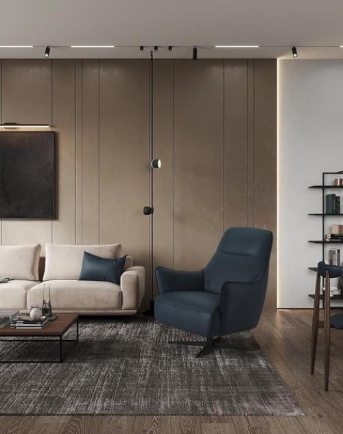 Эта просторная гостиная для непринужденного уюта создана. 01