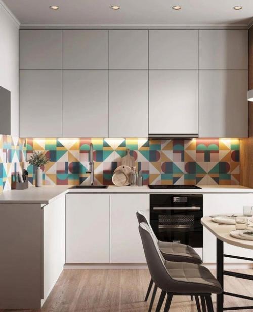 Оригинальный интерьер кухни - это то, на что стоит обратить внимание. 01