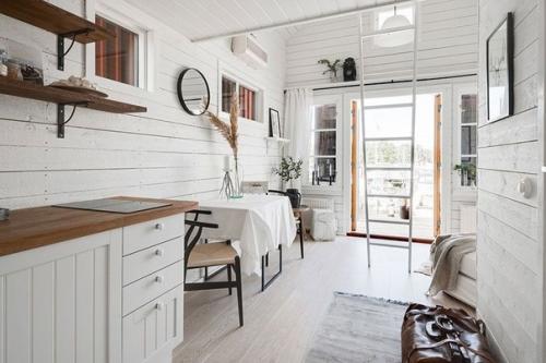 Небольшие коттеджики в Норвегии, которые внутри не превышают 15 кв. 06